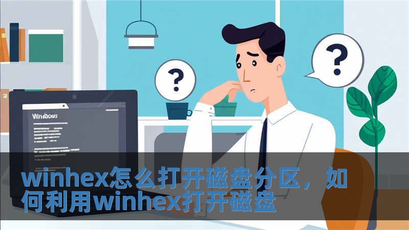 winhex怎么打開磁盤分區(qū)，如何利用winhex打開磁盤