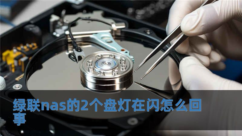 綠聯nas的2個盤燈在閃怎么回事