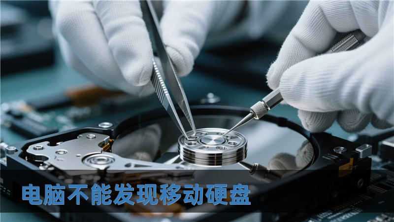 電腦不能發現移動硬盤