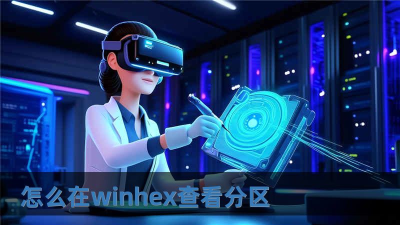 怎么在winhex查看分區(qū)