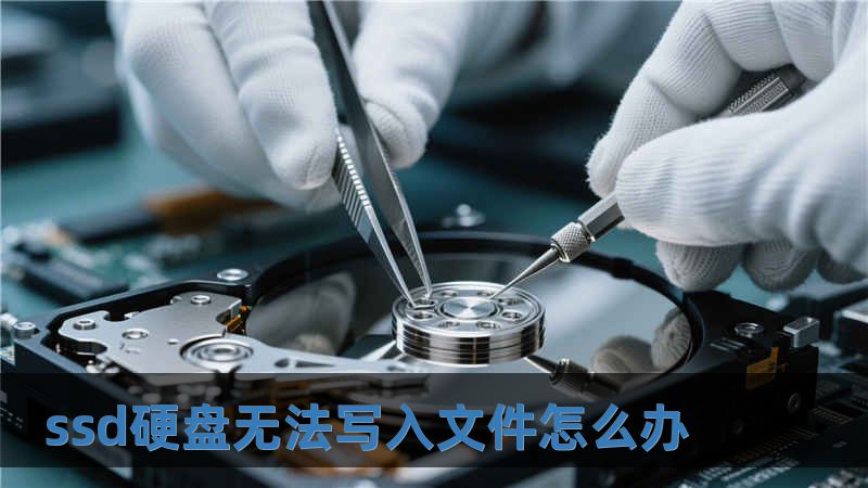 ssd硬盤無法寫入文件怎么辦