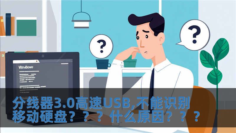 分線器3.0高速USB,不能識別移動硬盤？？？什么原因？？？