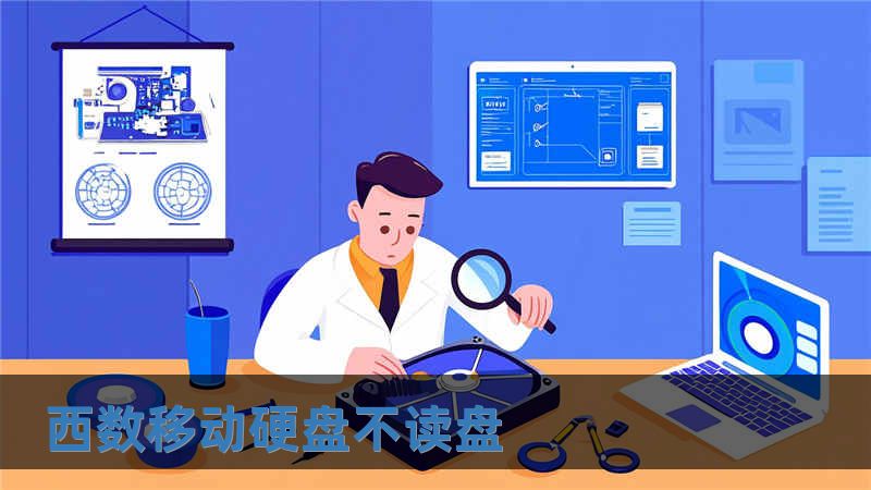 西數移動硬盤不讀盤