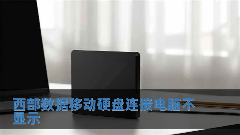 西部數據移動硬盤連接電腦不顯示