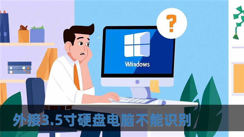 外接3.5寸硬盤電腦不能識(shí)別