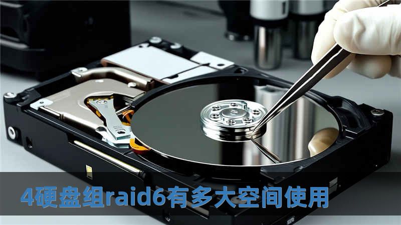 4硬盤組raid6有多大空間使用