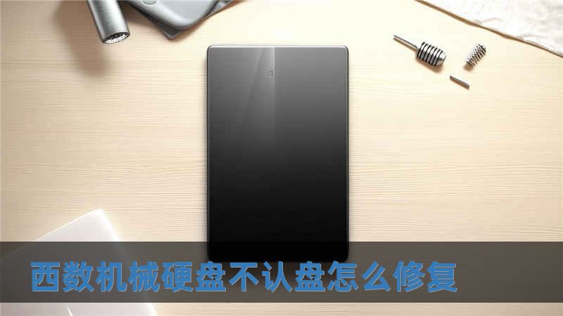 西數機械硬盤不認盤怎么修復