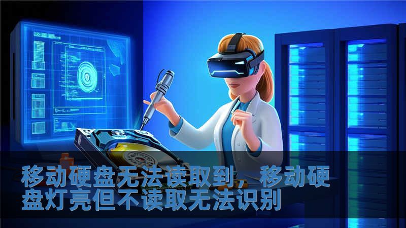 移動(dòng)硬盤無法讀取到，移動(dòng)硬盤燈亮但不讀取無法識(shí)別