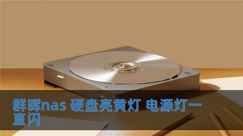群暉nas 硬盤亮黃燈 電源燈一直閃