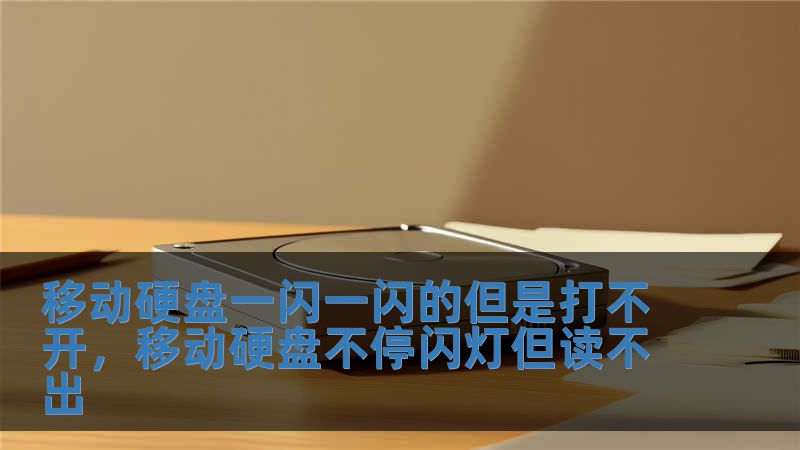 移動硬盤一閃一閃的但是打不開，移動硬盤不停閃燈但讀不出