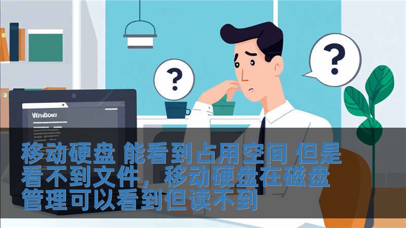 移動硬盤 能看到占用空間 但是看不到文件，移動硬盤在磁盤管理可以看到但讀不到