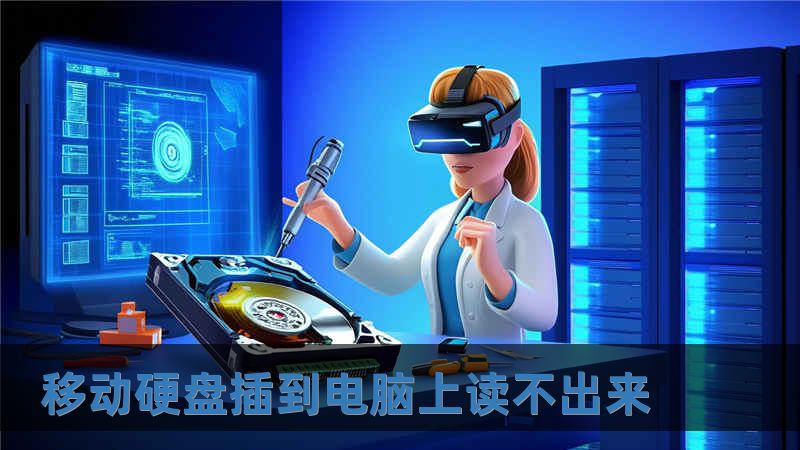 移動硬盤插到電腦上讀不出來