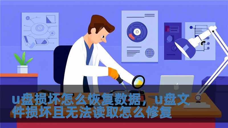 u盤損壞怎么恢復數據，u盤文件損壞且無法讀取怎么修復