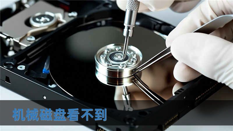 機械磁盤看不到