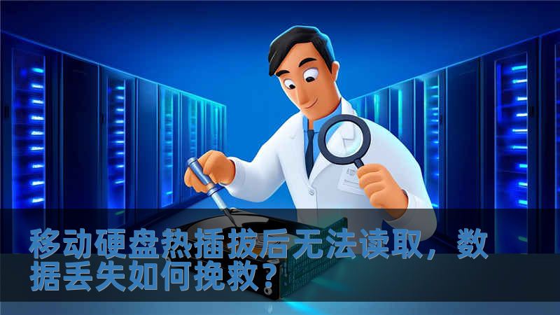 移動硬盤熱插拔后無法讀取，數據丟失如何挽救？