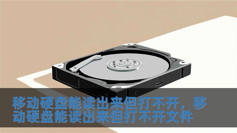移動硬盤能讀出來但打不開，移動硬盤能讀出來但打不開文件