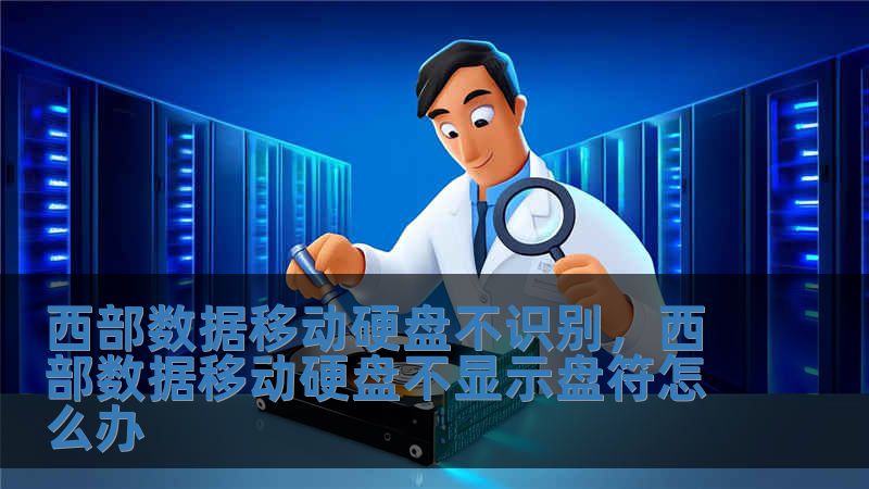 西部數據移動硬盤不識別，西部數據移動硬盤不顯示盤符怎么辦