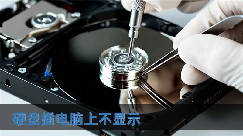 硬盤插電腦上不顯示