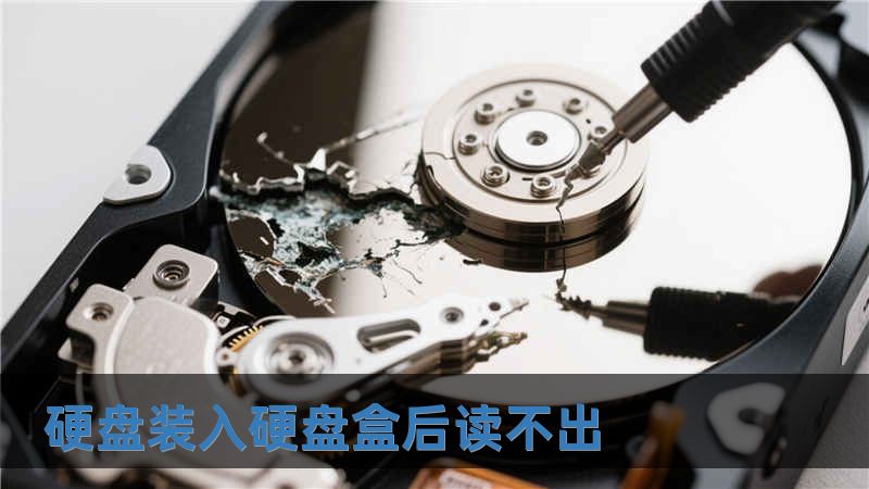 硬盤裝入硬盤盒后讀不出