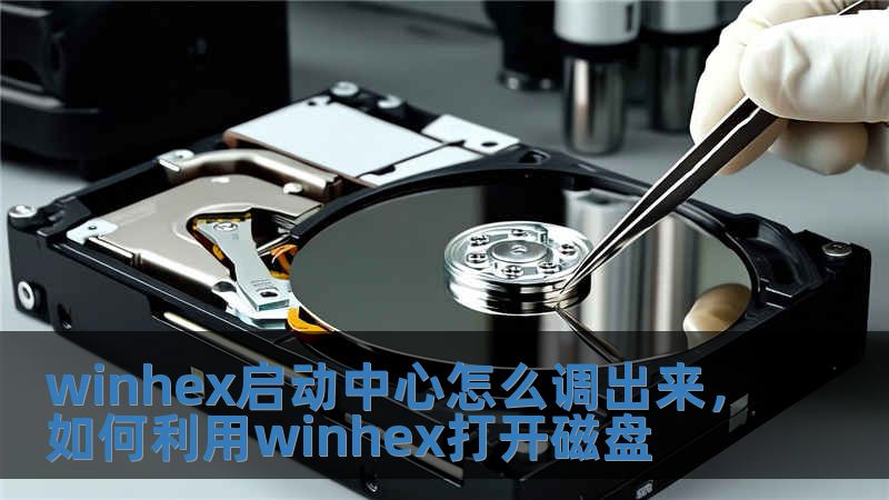winhex啟動中心怎么調(diào)出來，如何利用winhex打開磁盤