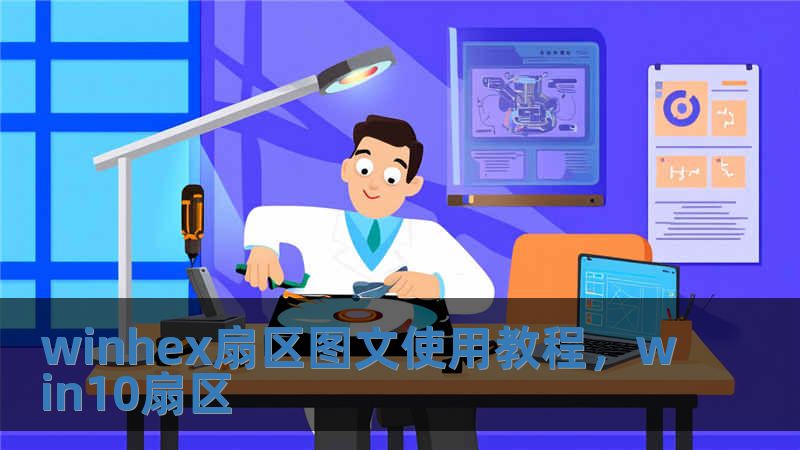 winhex扇區圖文使用教程，win10扇區