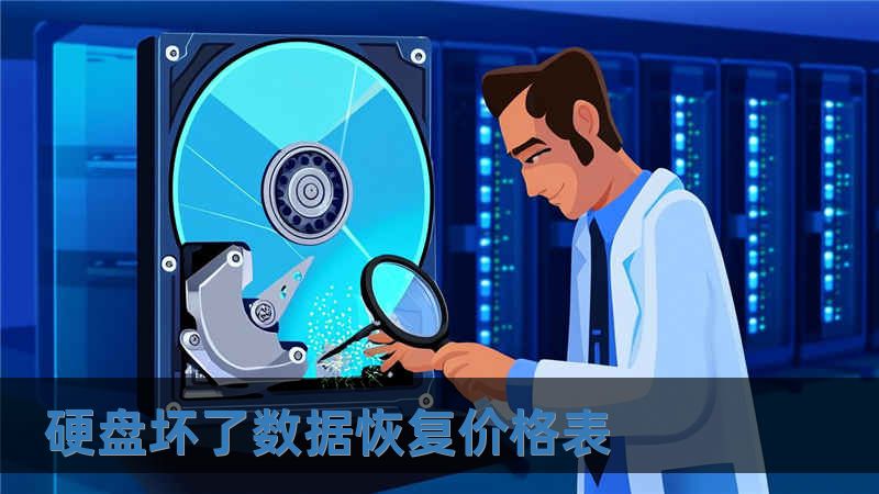 硬盤壞了數據恢復價格表