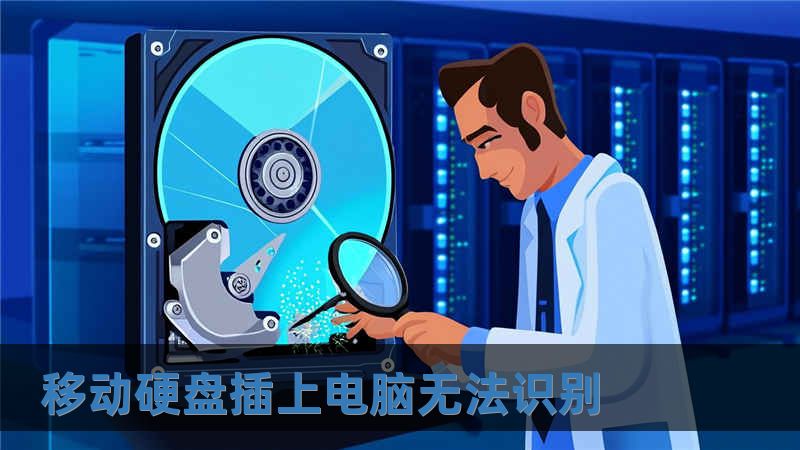 移動(dòng)硬盤插上電腦無法識(shí)別