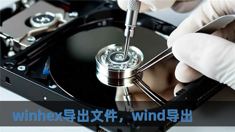 winhex導出文件，wind導出