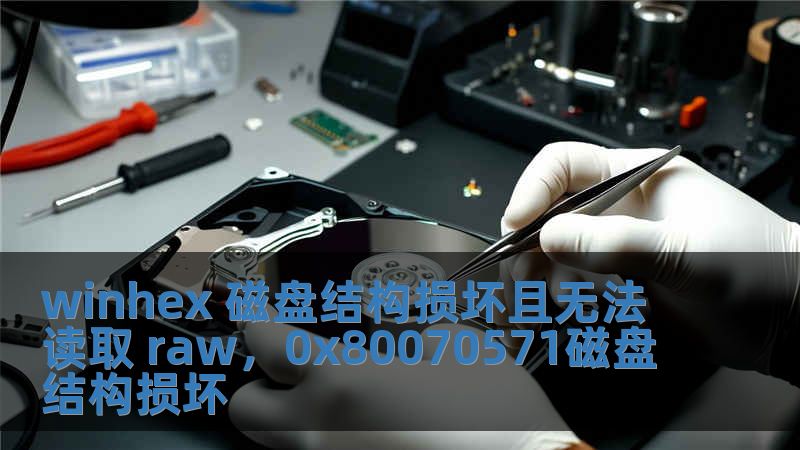 winhex 磁盤結構損壞且無法讀取 raw，0x80070571磁盤結構損壞