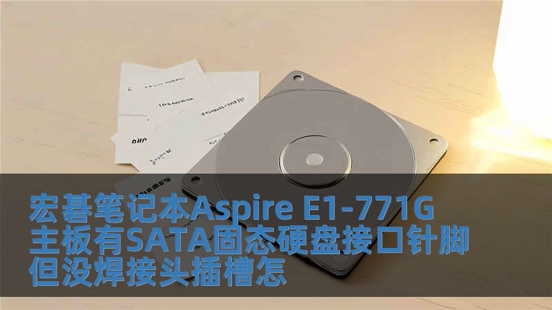 宏碁筆記本Aspire E1-771G 主板有SATA固態硬盤接口針腳但沒焊接頭插槽怎