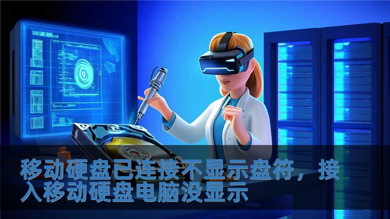 移動硬盤已連接不顯示盤符，接入移動硬盤電腦沒顯示