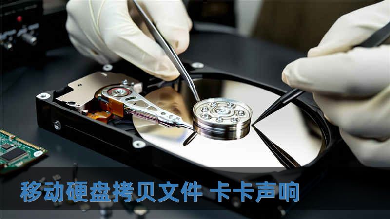 移動硬盤拷貝文件 卡卡聲響