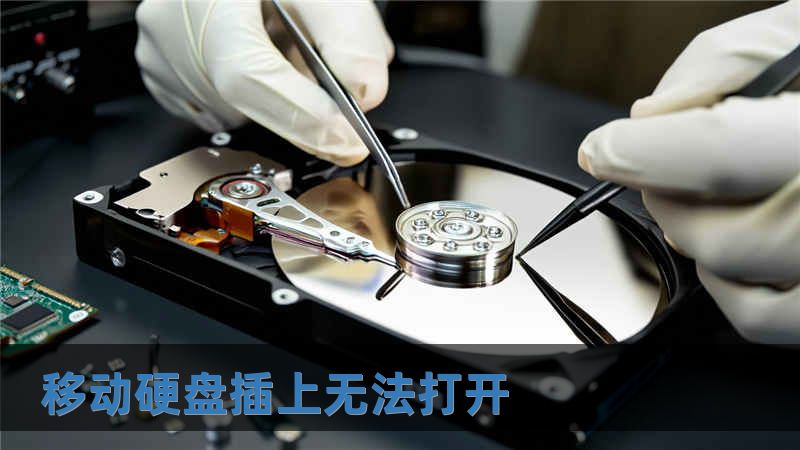 移動硬盤插上無法打開
