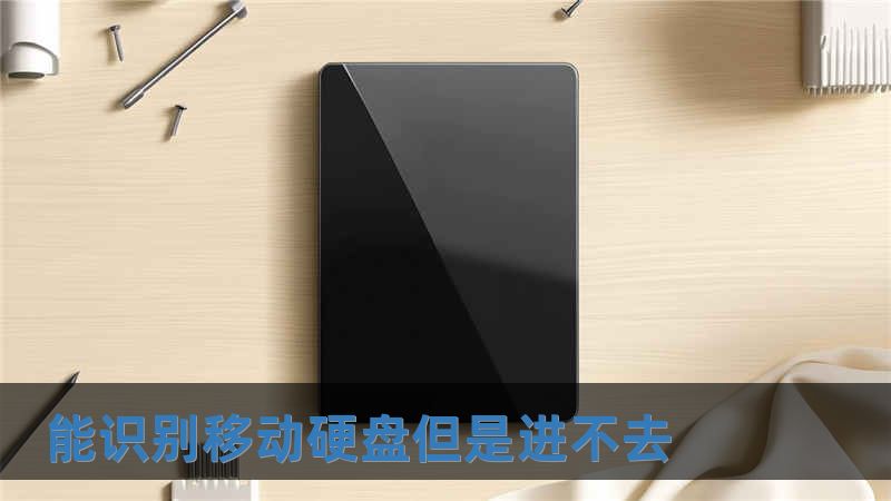 能識別移動硬盤但是進不去