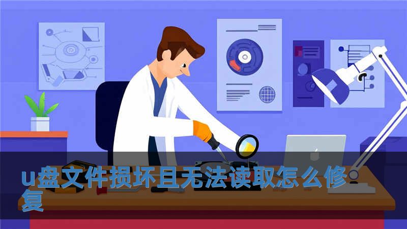 u盤文件損壞且無法讀取怎么修復(fù)