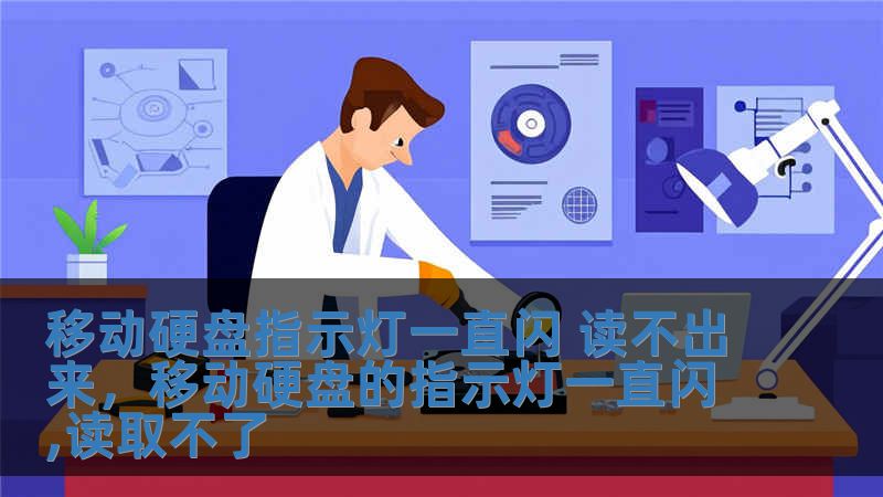 移動(dòng)硬盤指示燈一直閃 讀不出來(lái)，移動(dòng)硬盤的指示燈一直閃,讀取不了