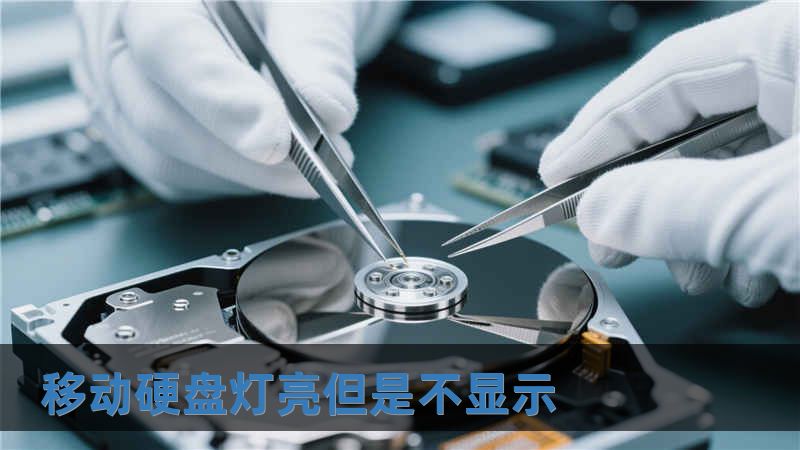 移動硬盤燈亮但是不顯示