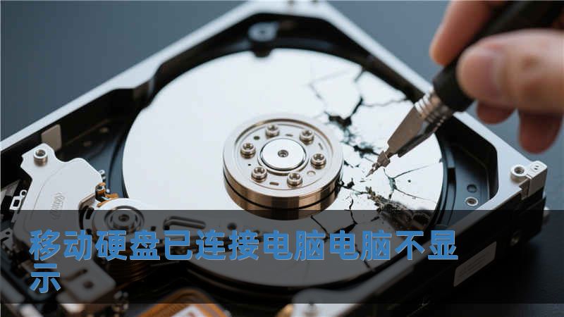 移動硬盤已連接電腦電腦不顯示
