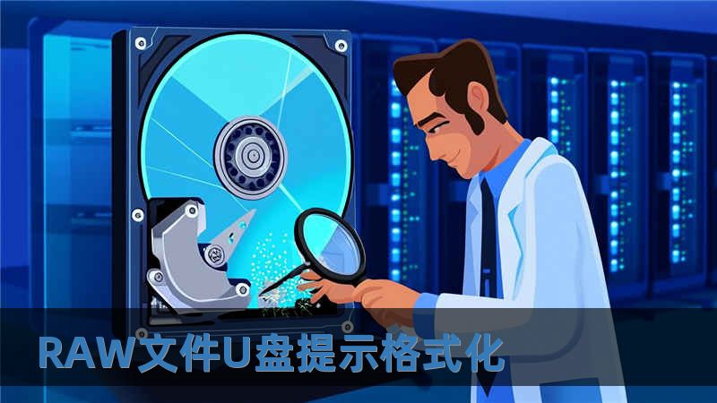 RAW文件U盤提示格式化