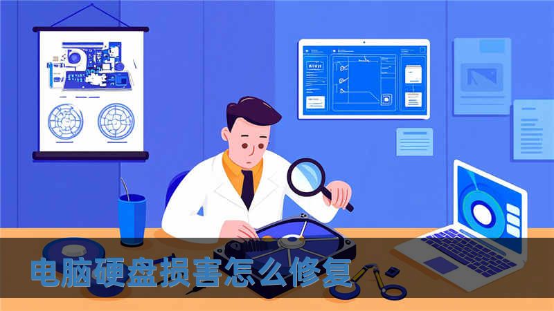 電腦硬盤損害怎么修復