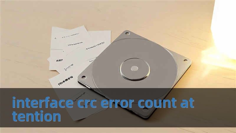 interface crc error count attention