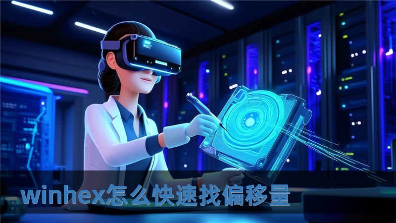 winhex怎么快速找偏移量