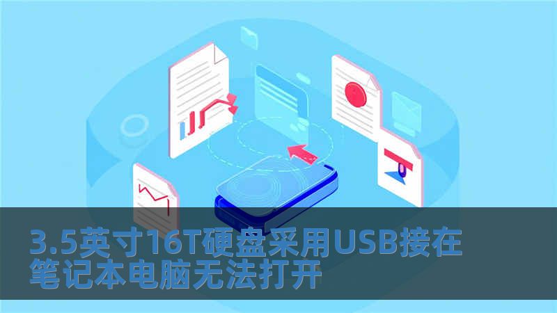 3.5英寸16T硬盤采用USB接在筆記本電腦無法打開