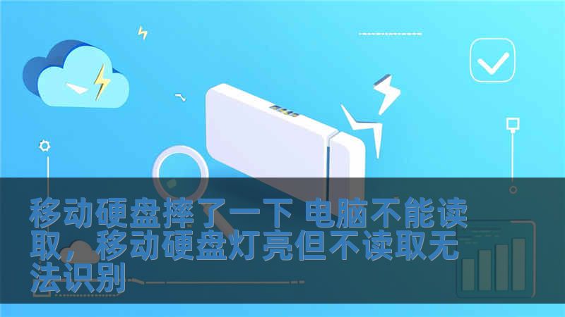 移動硬盤摔了一下 電腦不能讀取，移動硬盤燈亮但不讀取無法識別