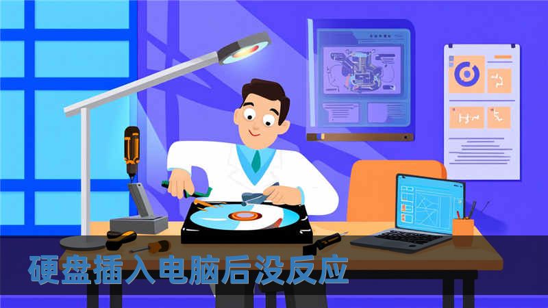 硬盤插入電腦后沒反應(yīng)