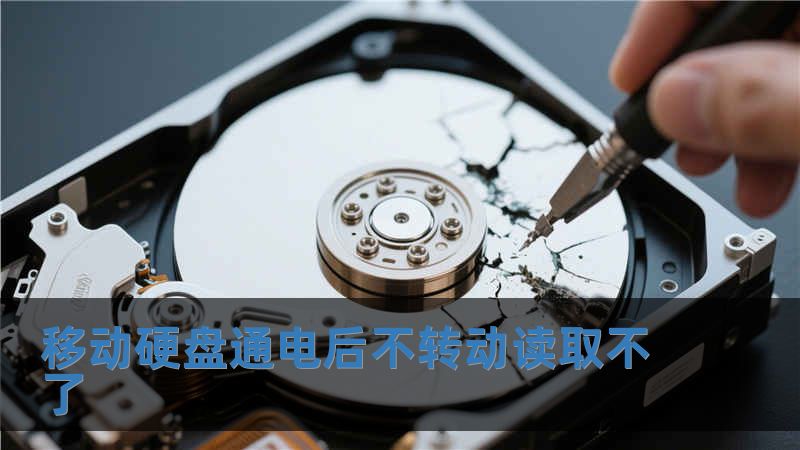 移動硬盤通電后不轉動讀取不了