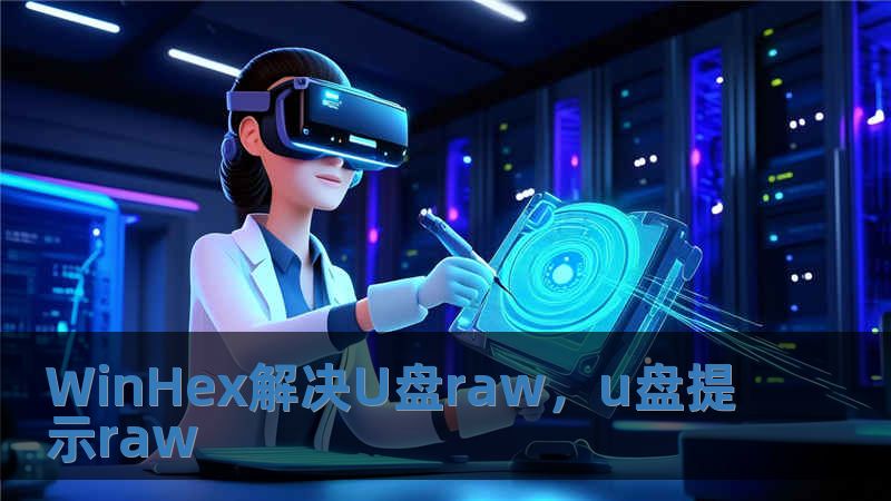 WinHex解決U盤raw，u盤提示raw