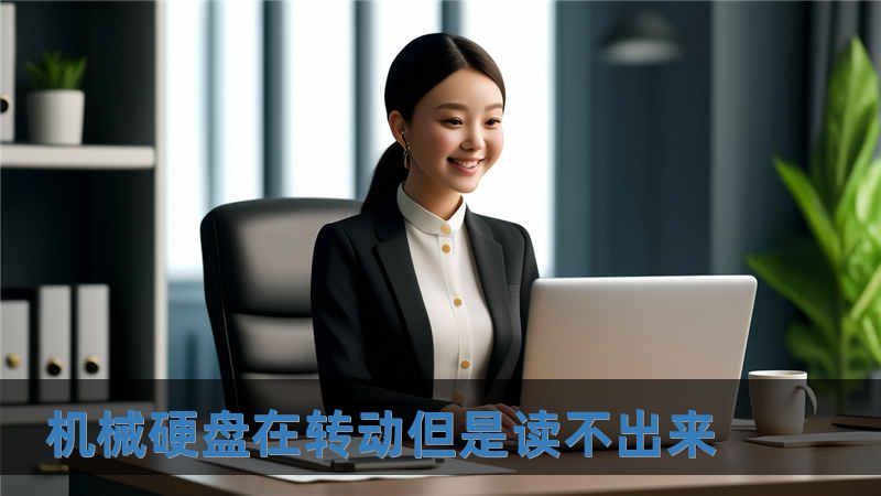 機械硬盤在轉動但是讀不出來