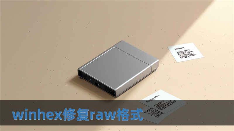 winhex修復raw格式