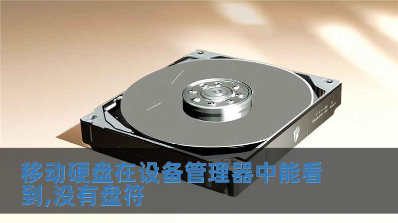 移動硬盤在設備管理器中能看到,沒有盤符